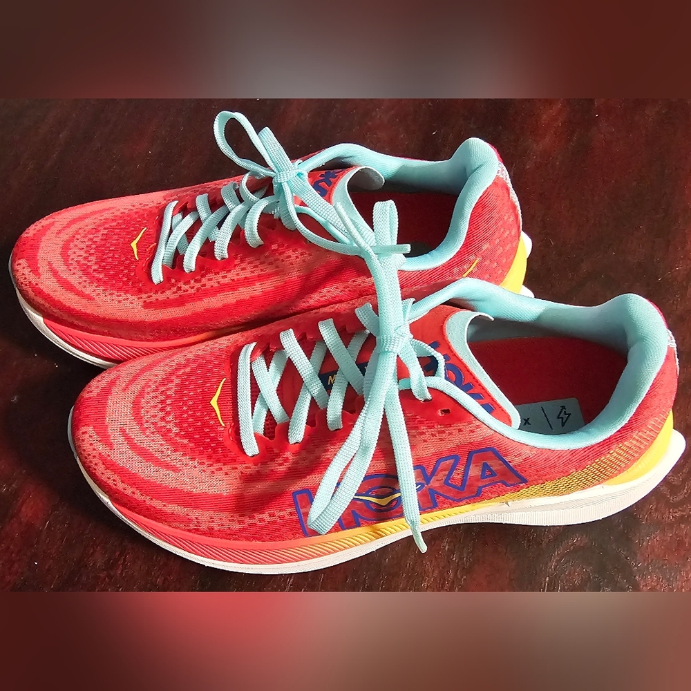 NEW/NWOT Hoka Mach X - Women’s 7B - Cerise/Cloudless - Picture 1 of 6